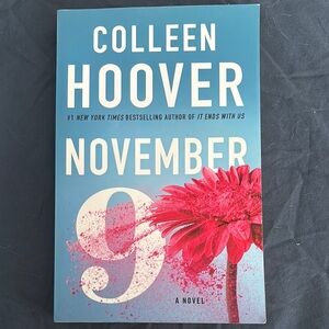 'November 9' Novel - Blue and Red Cover